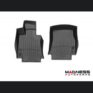 Alfa Romeo Giulia Floor Liners - WeatherTech - Black - Front - RWD